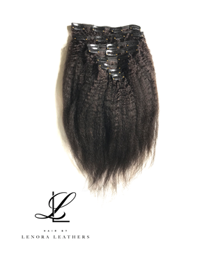 Kinky straight - Textured Volume and Length enhancing  clip-ins